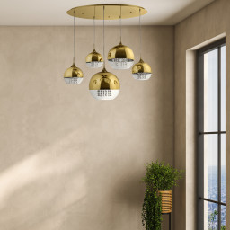 Каскадная люстра Maytoni P140-PL-170-5-G