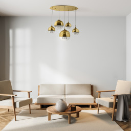 Каскадная люстра Maytoni P140-PL-170-5-G