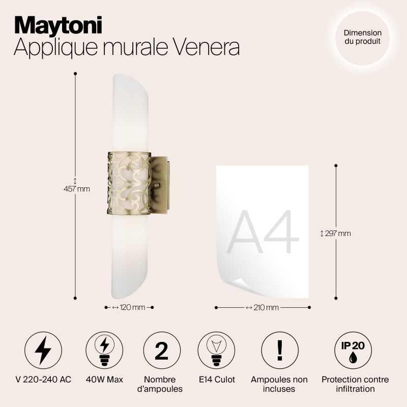 Бра Maytoni H260-02-N