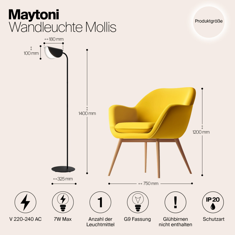 Торшер Maytoni MOD126FL-01B