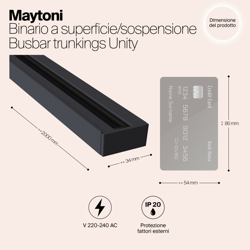 Шинопровод Maytoni Technical TRX001-112B