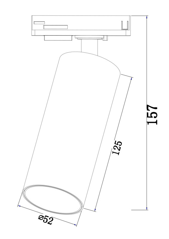 Светильник на шине Maytoni Technical TR021-1-12B4K