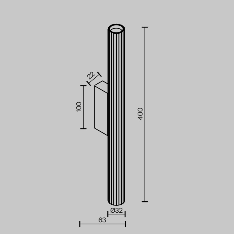 Бра Maytoni Technical C082WL-12W2.7K-W