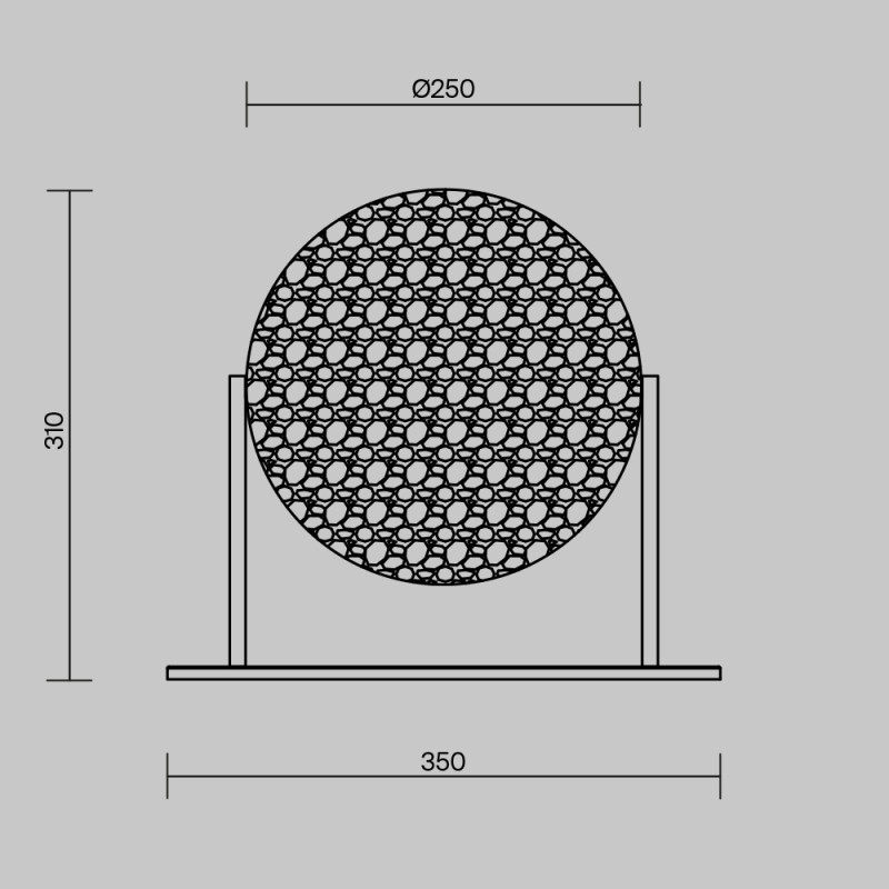 Настольная лампа Maytoni MOD387TL-L8CH3K