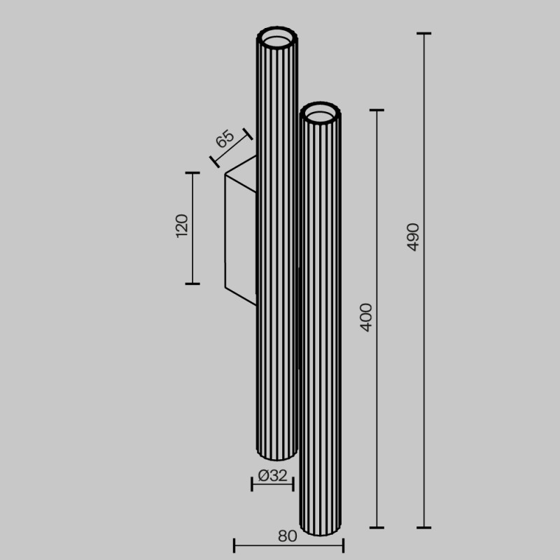 Бра Maytoni Technical C082WL-24W2.7K-W