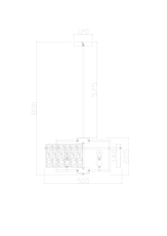 Люстра на штанге Freya FR5166PL-06N