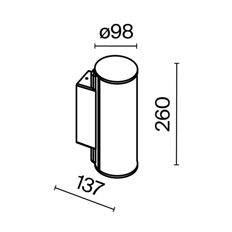 Светильник настенный Maytoni O434WL-L12GF3K