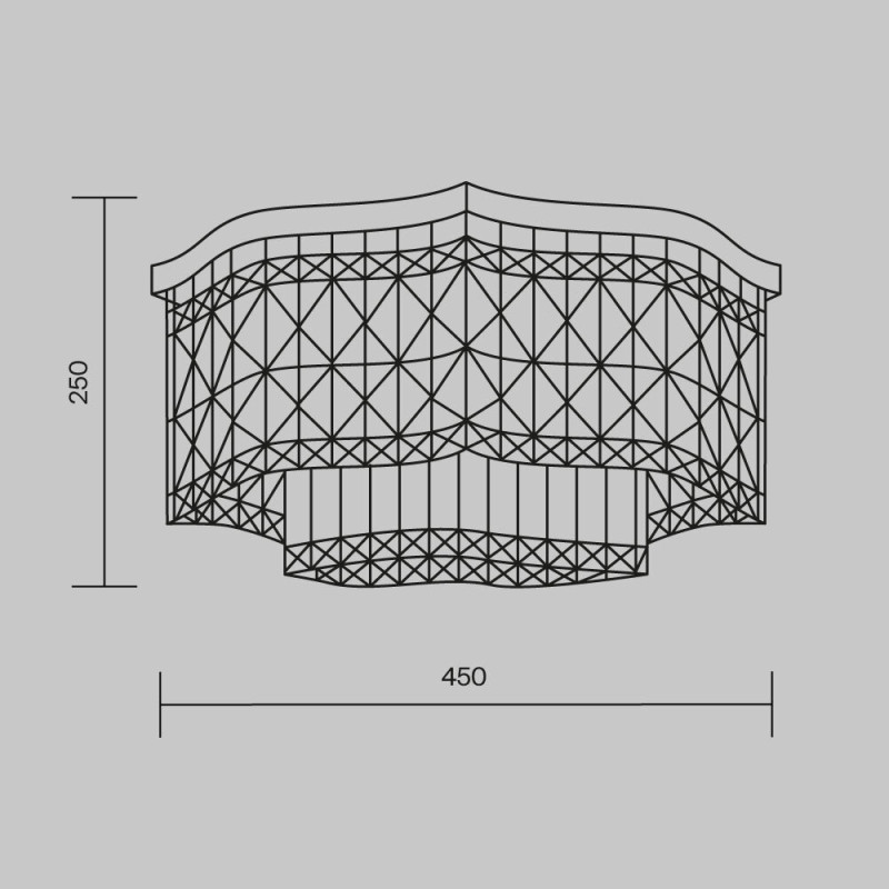 Накладная люстра Maytoni DIA005CL-06G