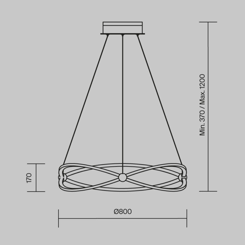 Подвесная люстра Maytoni MOD062PL-L56CH3K