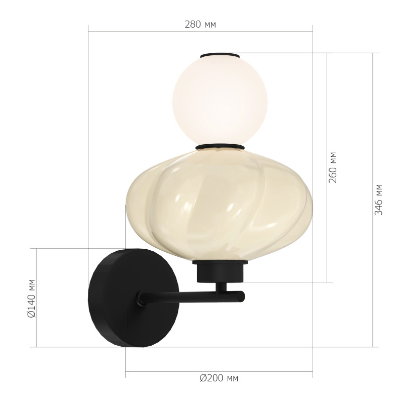 Бра ST-Luce SL613441101 13600₽