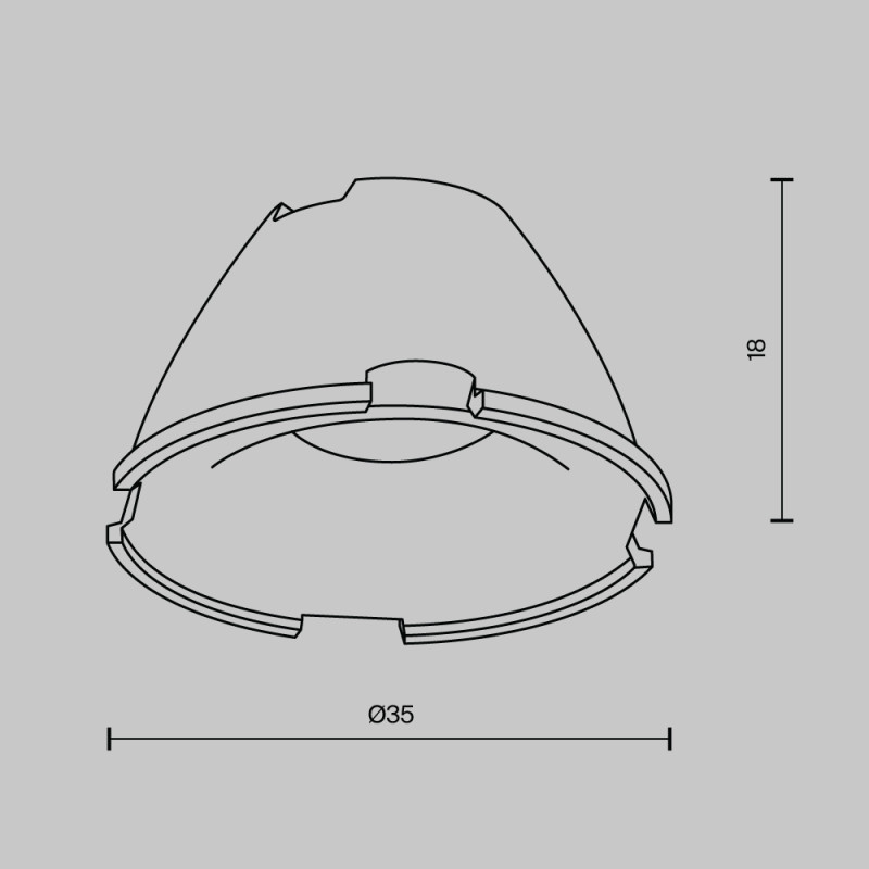 Линза Maytoni Technical LensD35-24