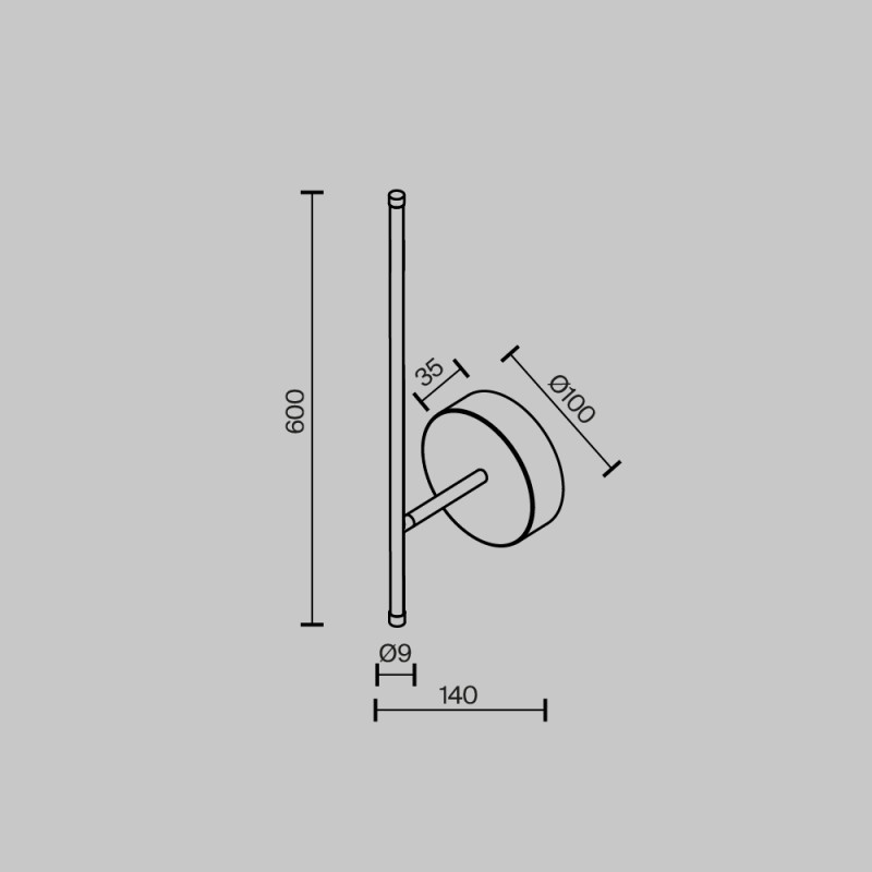 Бра Maytoni Technical C085WL-L7BS2.7K