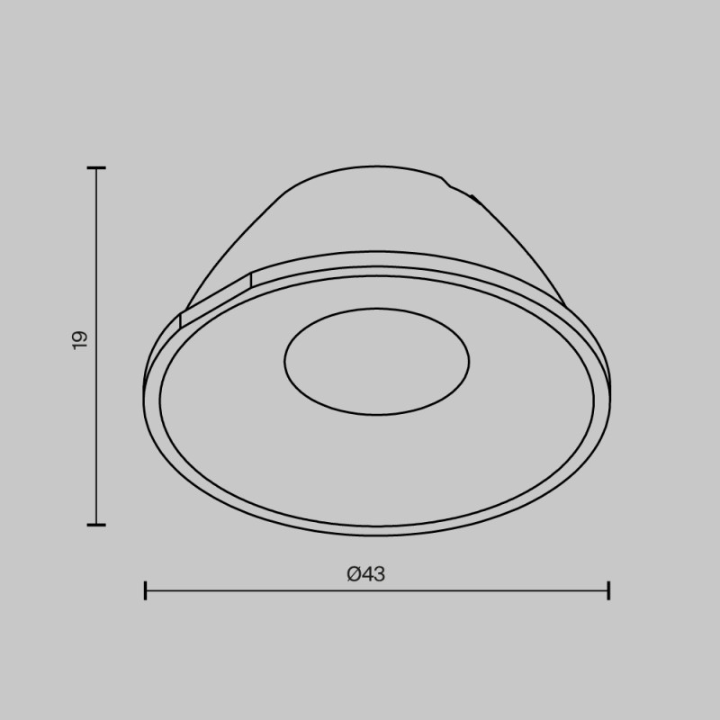 Линза Maytoni Technical LensCD43-15