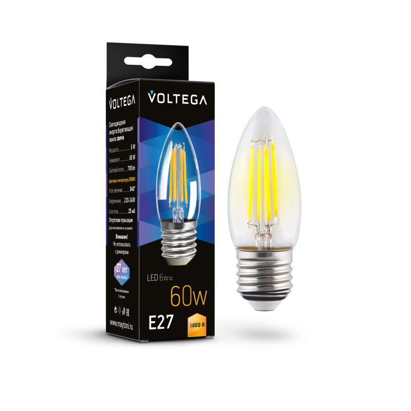 Светодиодная лампа Voltega 7208 175₽
