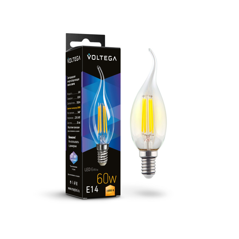 Светодиодная лампа Voltega 7209 200₽