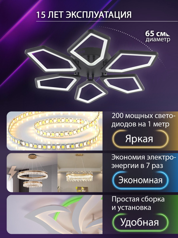 Накладная люстра Natali Kovaltseva LED LAMPS 81444