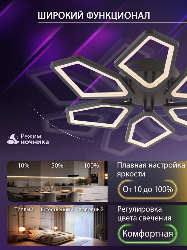 Накладная люстра Natali Kovaltseva LED LAMPS 81444