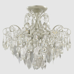 Накладная люстра Crystal Lux ESMIRALDA PL4 SILVER