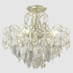 Накладная люстра Crystal Lux ESMIRALDA PL4 SILVER