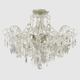 Накладная люстра Crystal Lux ESMIRALDA PL6 SILVER