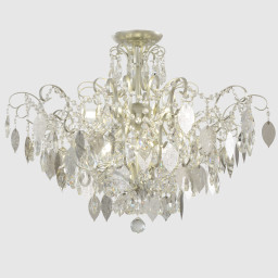 Накладная люстра Crystal Lux ESMIRALDA PL9 SILVER