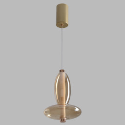 Подвесной светильник Crystal Lux QUASAR SP7W LED AMBER