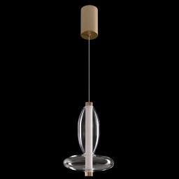 Подвесной светильник Crystal Lux QUASAR SP7W LED TRANSPARENT