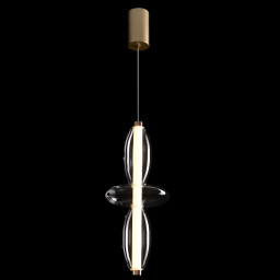 Подвесной светильник Crystal Lux QUASAR SP14W LED TRANSPARENT