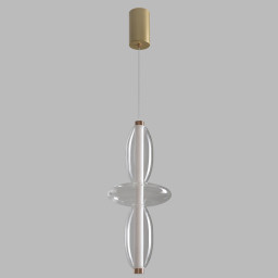 Подвесной светильник Crystal Lux QUASAR SP14W LED TRANSPARENT