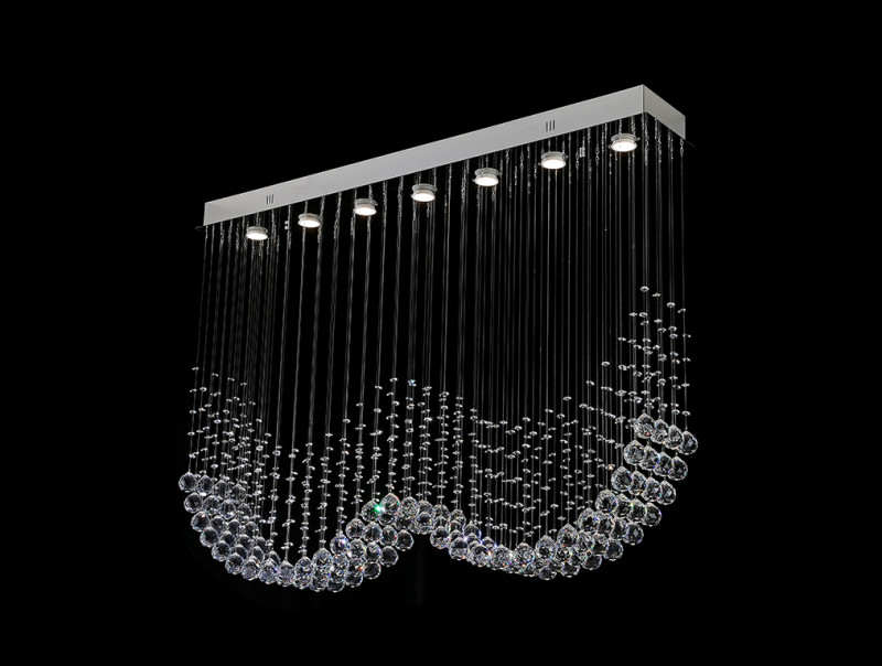 Каскадная люстра Newport 8407PL chrome 53429₽
