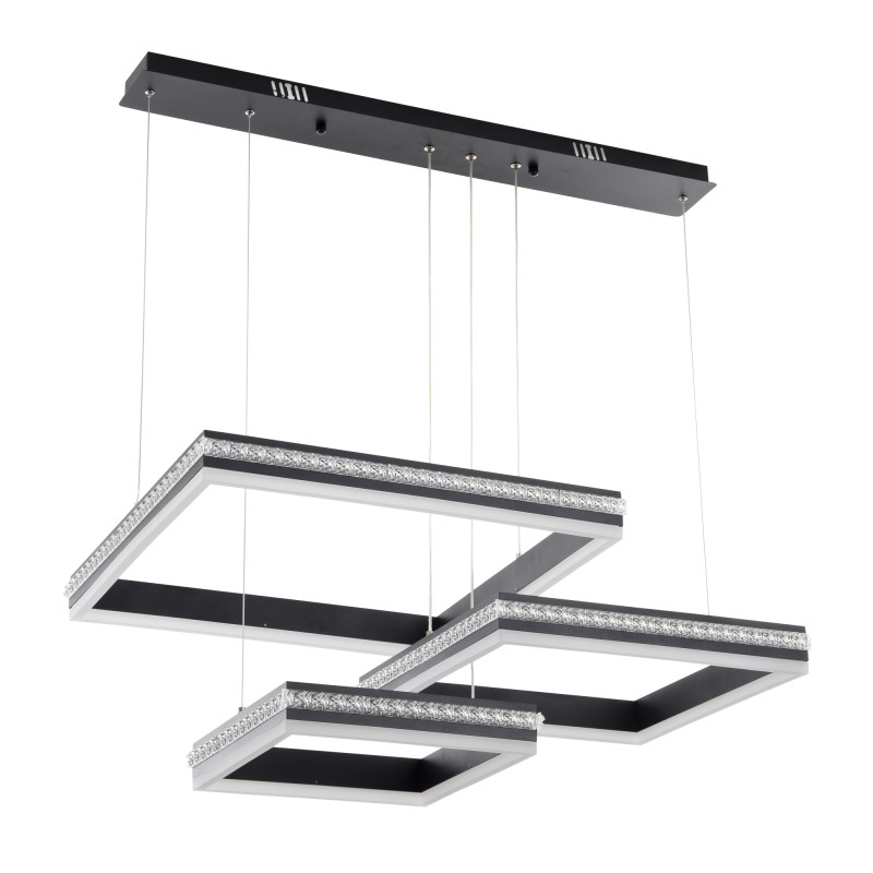 Каскадная люстра LED4U 8596-500-400-300 BK 23230₽