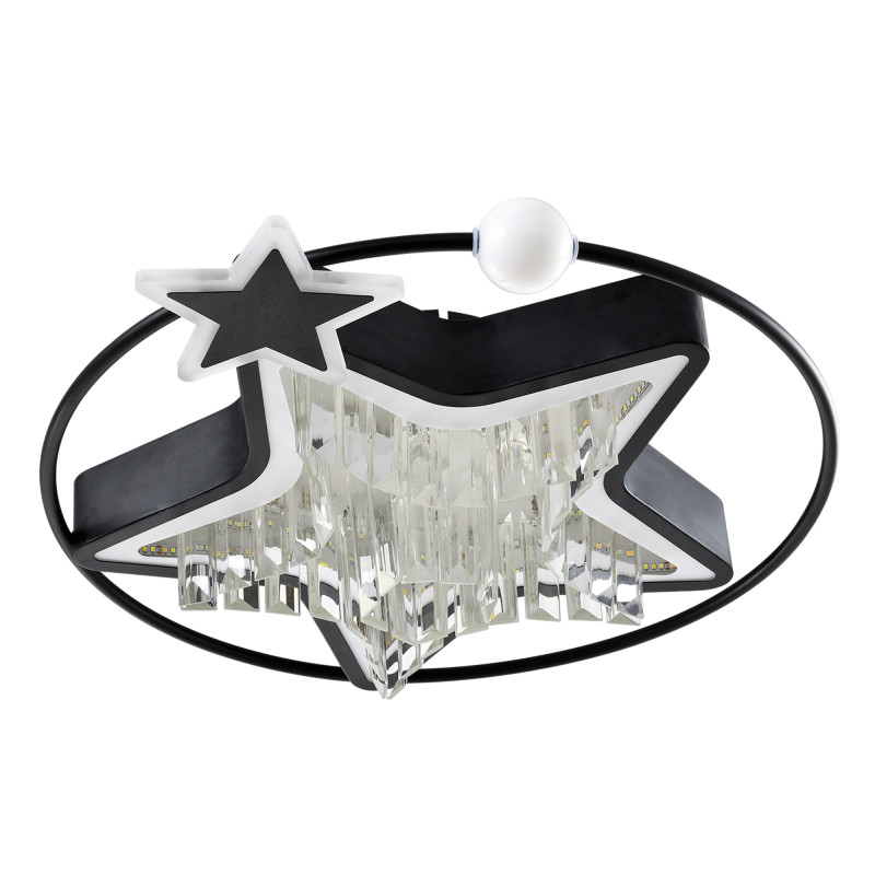 Накладной светильник LED4U L8025-450 BK 13000₽