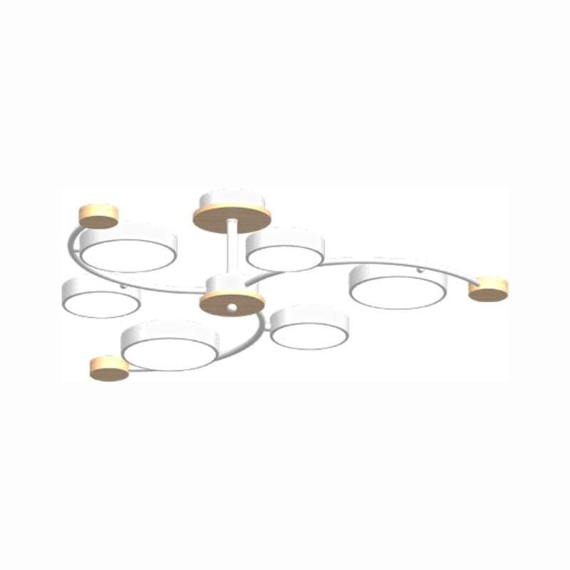 Люстра на штанге LED4U L3207-840 WH 7500₽