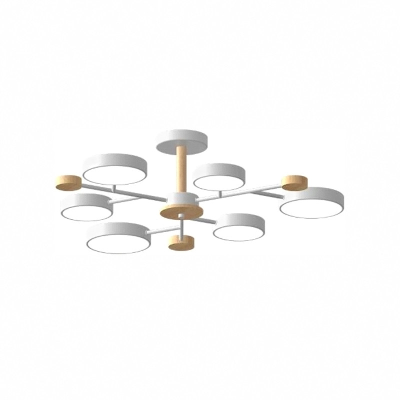 Люстра на штанге LED4U L3214-750 WH 7700₽