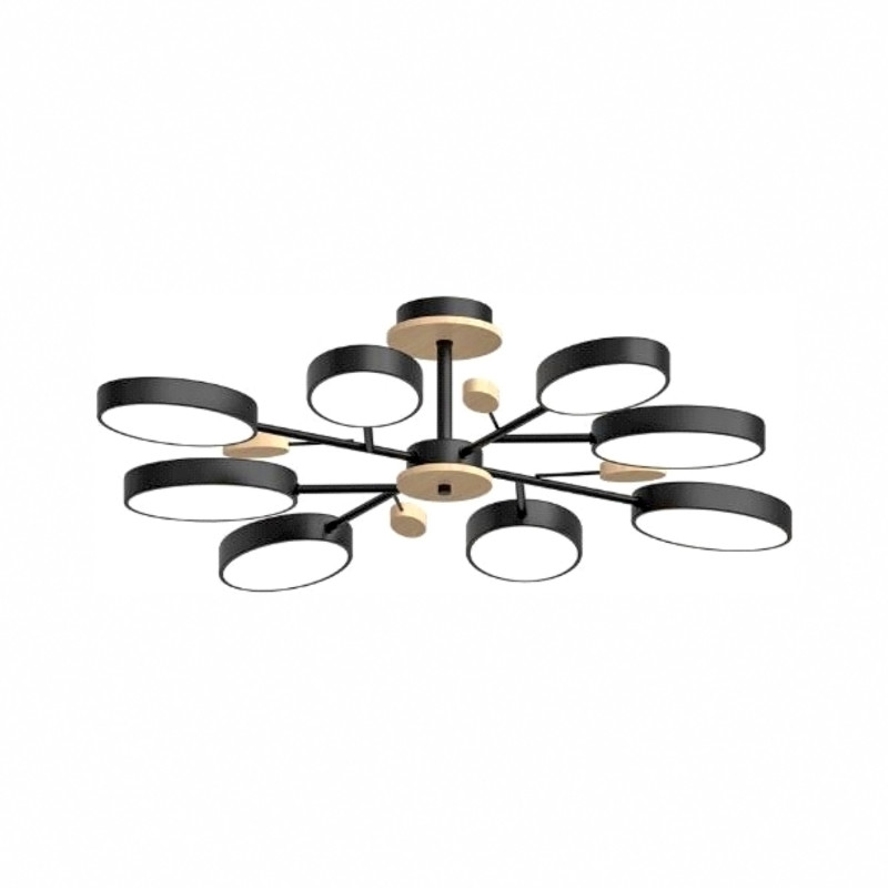 Люстра на штанге LED4U L3221-850 BK 13000₽