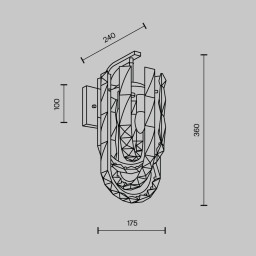 Бра MODELUX ML.6621.02 CR