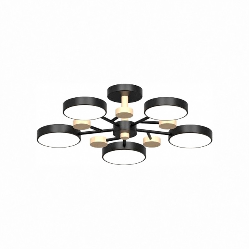 Люстра на штанге LED4U L3204-620 BK 7300₽