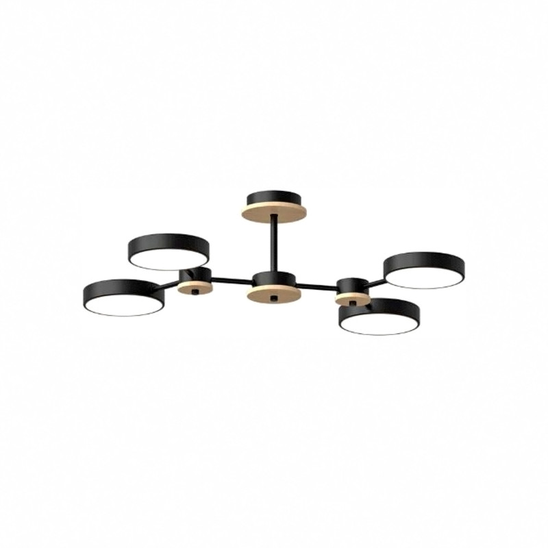 Люстра на штанге LED4U L3215-630 BK 6600₽