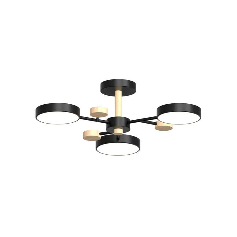 Люстра на штанге LED4U L3203-620 BK 5200₽