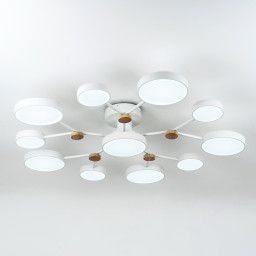 Люстра на штанге LED4U L3201-960 WT