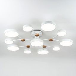 Люстра на штанге LED4U L3201-960 WT