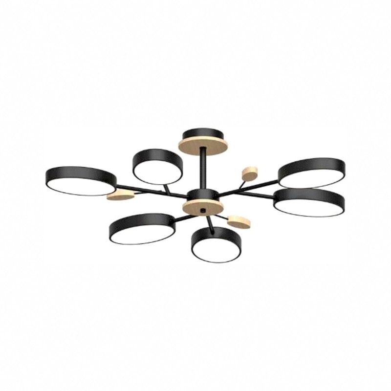 Люстра на штанге LED4U L3220-830 BK 9900₽