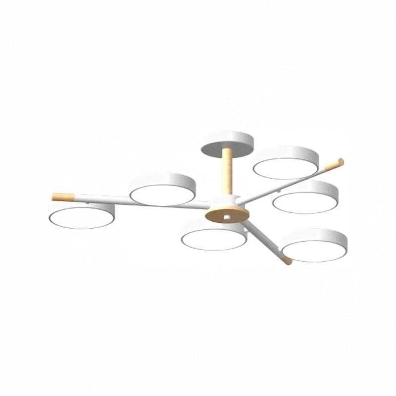 Люстра на штанге LED4U L3208-800 WH 8600₽