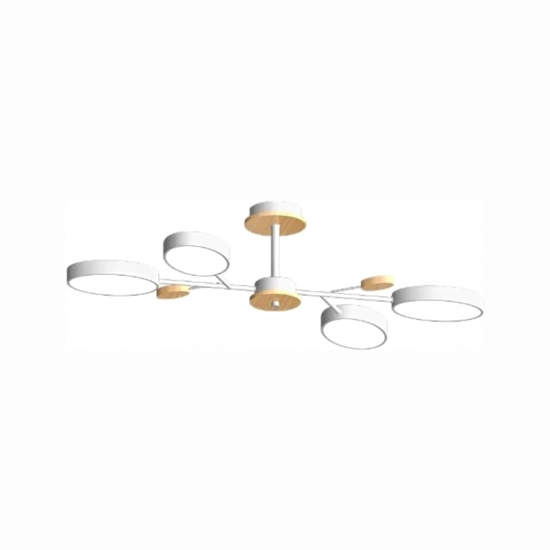 Люстра на штанге LED4U L3219-830 WH 7000₽