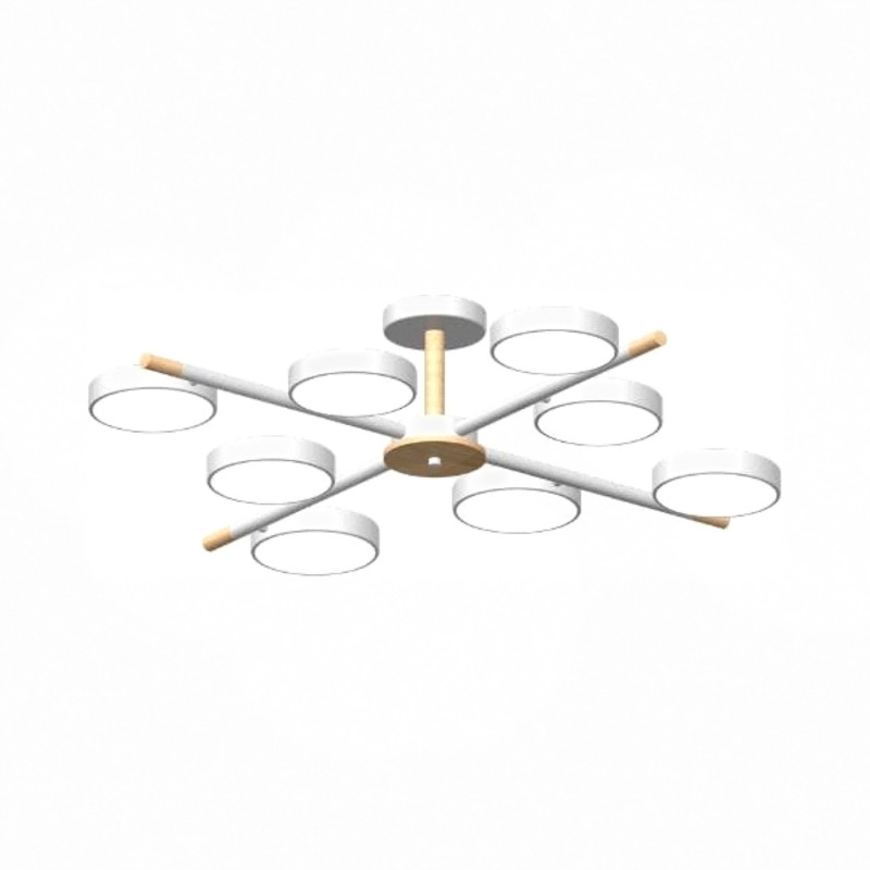 Люстра на штанге LED4U L3209-860 WH 11200₽