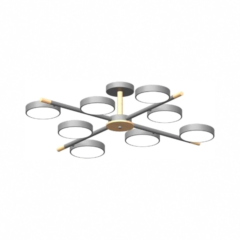 Люстра на штанге LED4U L3209-860 GR 11400₽