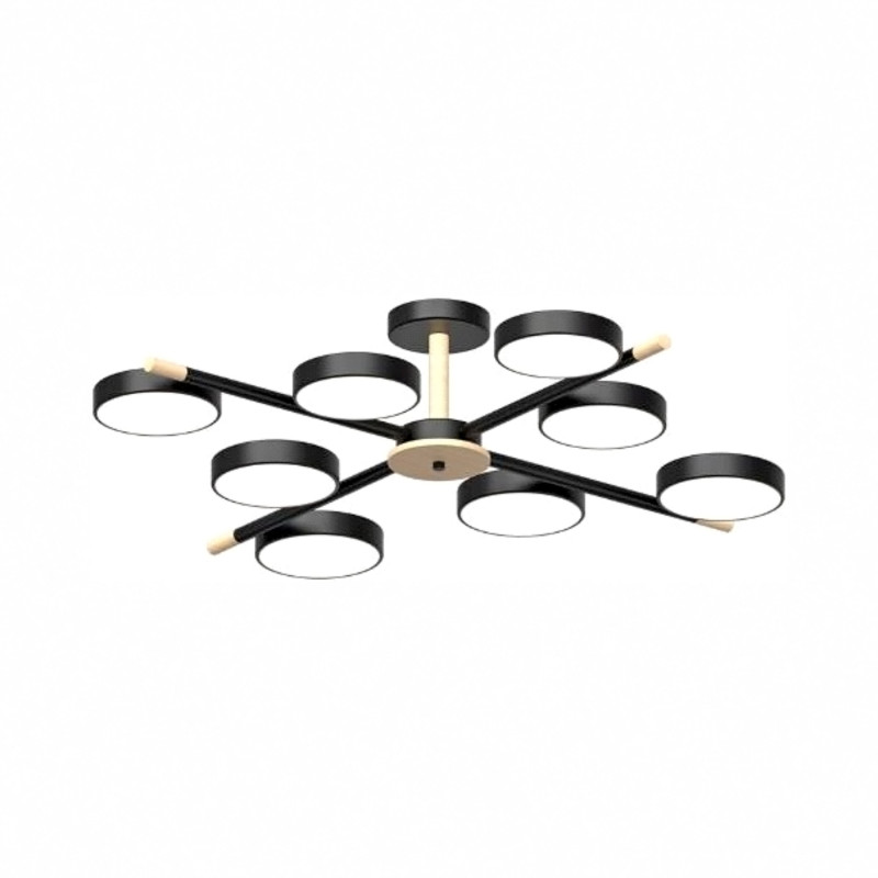 Люстра на штанге LED4U L3209-860 BK 11400₽