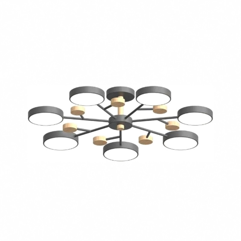 Люстра на штанге LED4U L3205-800 GR 10700₽