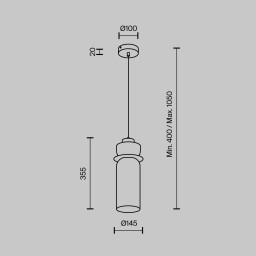 Подвесной светильник MODELUX MS.1410.120 CR