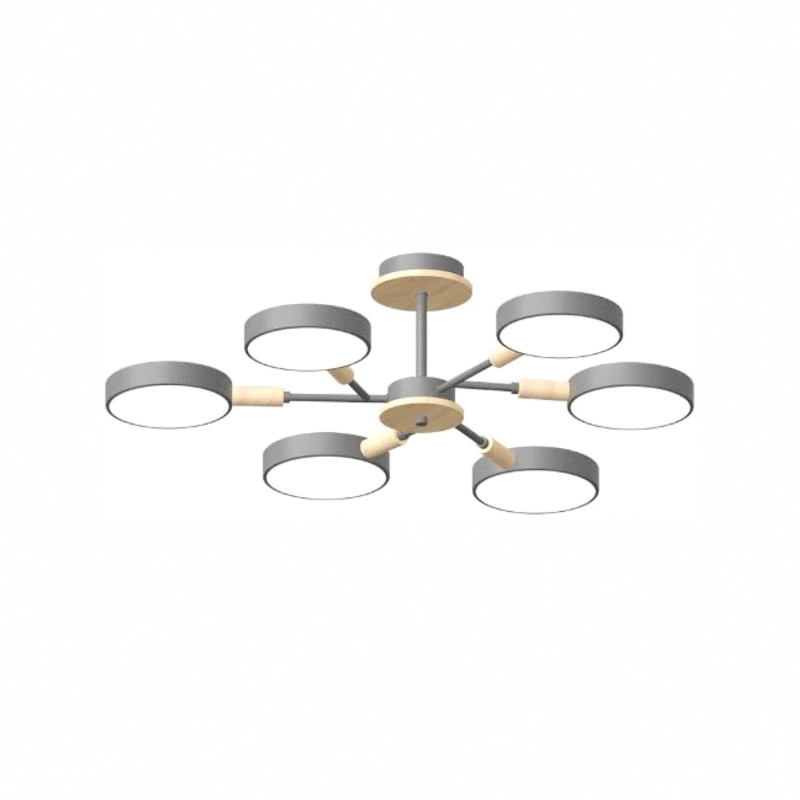 Люстра на штанге LED4U L3218-740 GR 8400₽